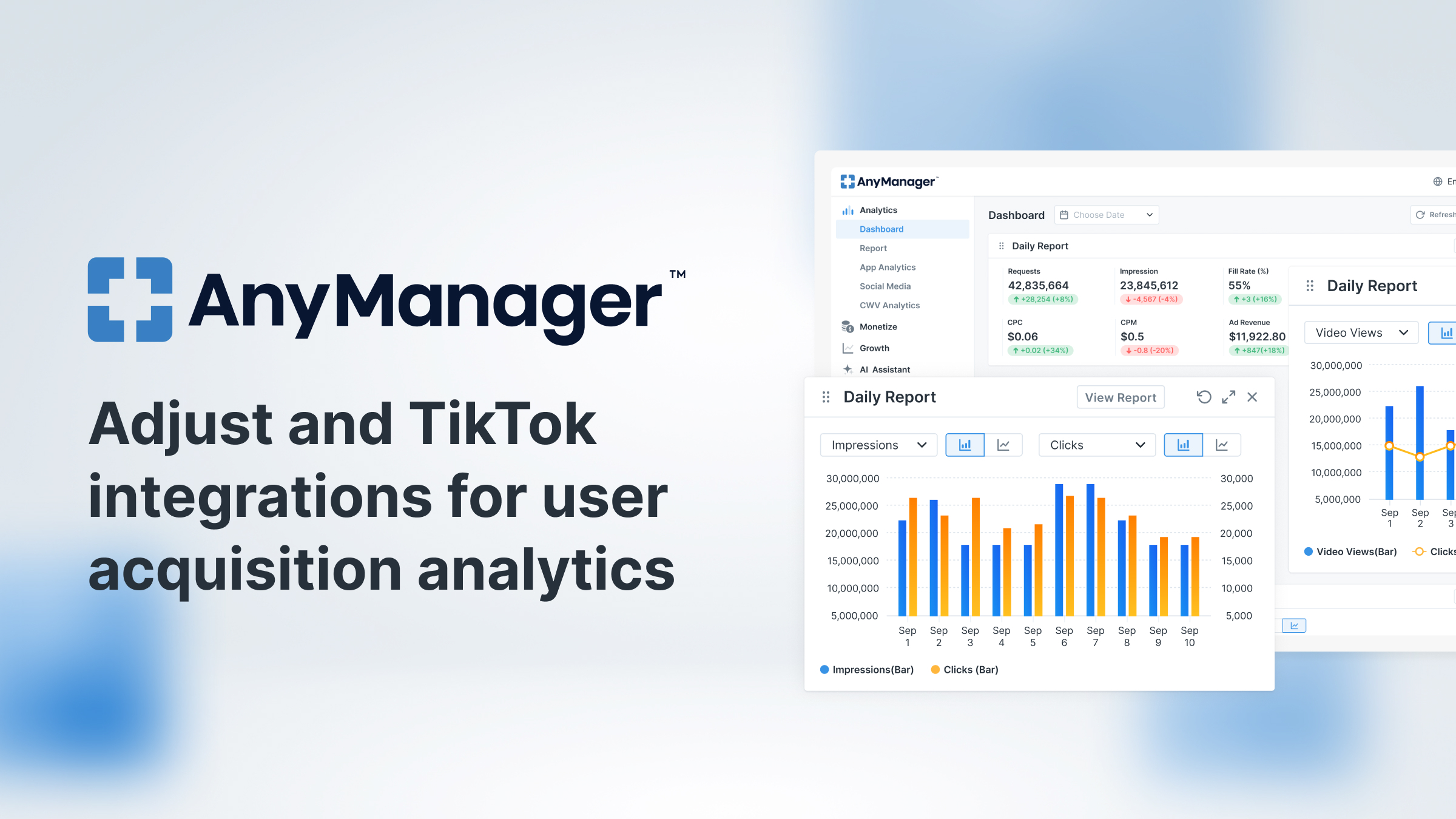AnyMind Group tích hợp Adjust và TikTok vào AnyManager để nâng cấp phân tích khả năng thu hút người dùng