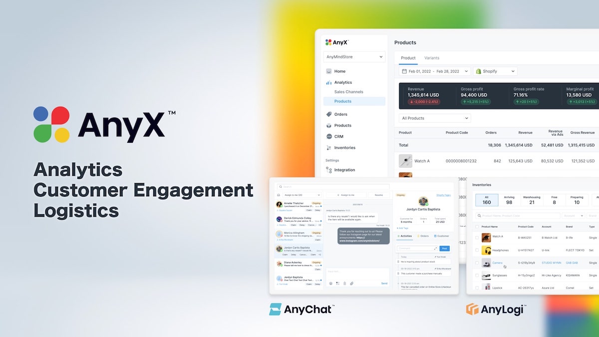 AnyMind Group launches analytics module and integrates its logistics and conversational commerce platforms to AnyX