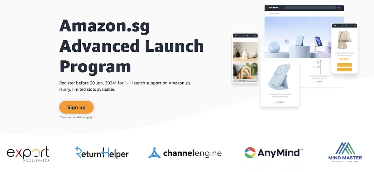 Advance your launch into Amazon.sg with the Advanced Launch Program