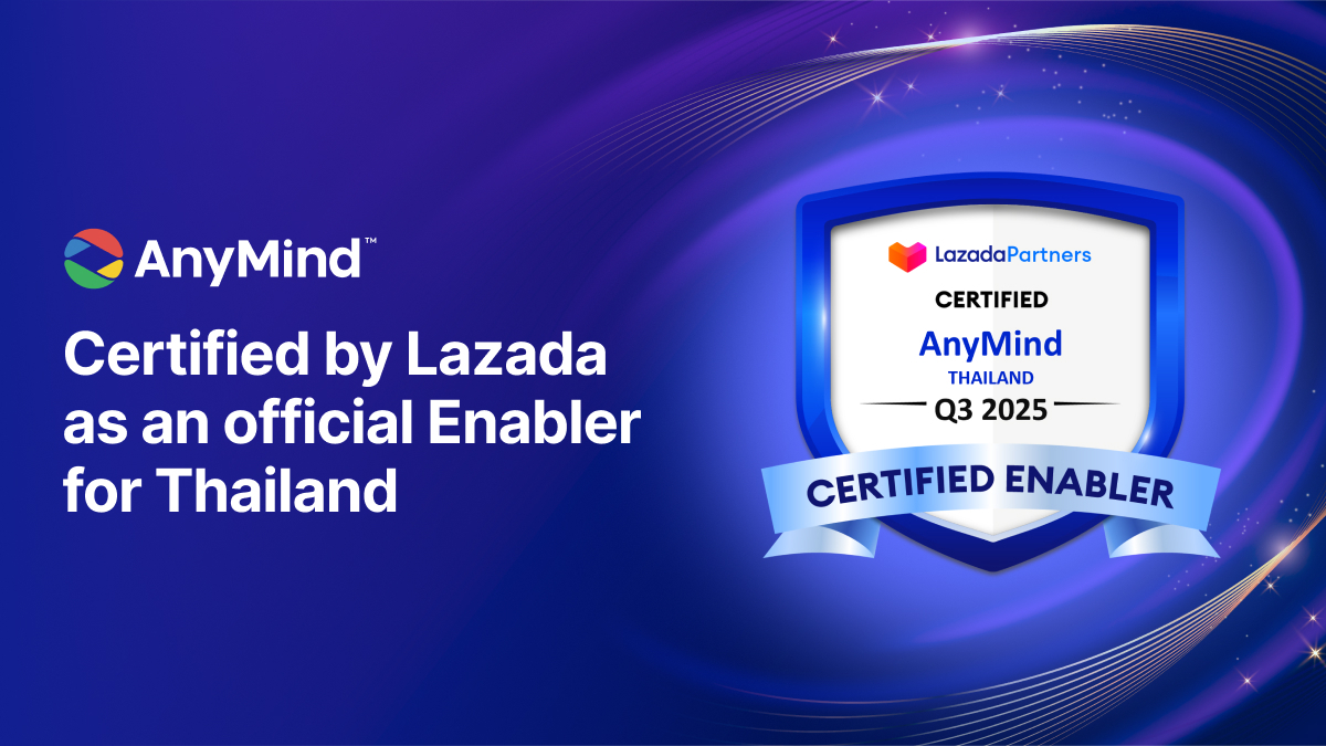 AnyMind Group คว้าเครื่องหมาย Certified Enabler Thailand Q3/2025 จาก Lazada ต่อเนื่องเป็นครั้งที่ 3 สำหรับปีนี้ ตอกย้ำศักยภาพด้าน E-commerce