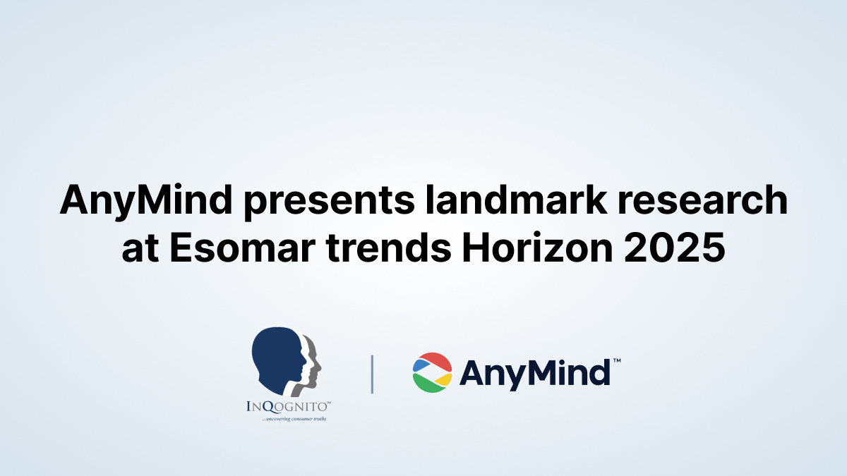AnyMind Group and InQognito Insights unveil “Beyond Panels” at ESOMAR Trends Horizon 2025