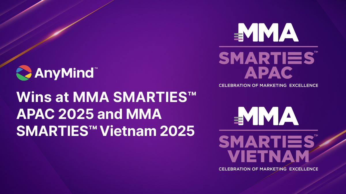 AnyMind Group thắng lớn tại MMA SMARTIES™ APAC 2025 và MMA SMARTIES™ Vietnam 2025, khẳng định vị thế tiên phong trong các chiến lược social-first tại khu vực.