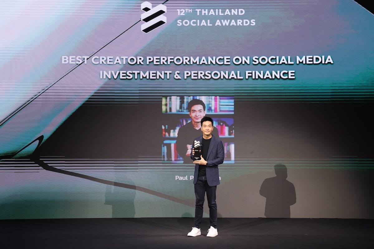 AnyMind Group’s creator Paul Pattarapon won top honors at the 12th Thailand Social Awards