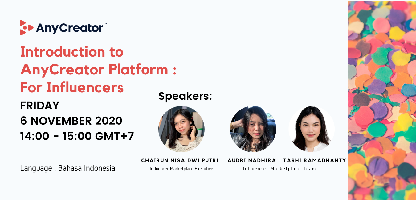 Introduction to AnyCreator Platform: For Influencers (Bahasa Indonesia)