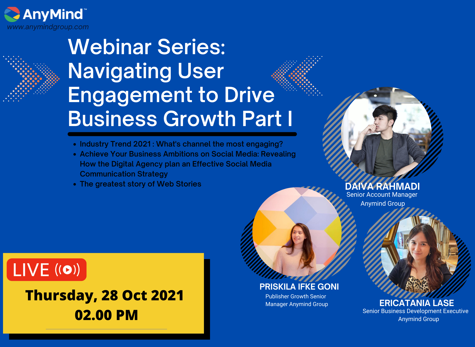 [Webinar] AnyMind Hangout: “Navigating User Engagement to Drive Business Growth” Part 1