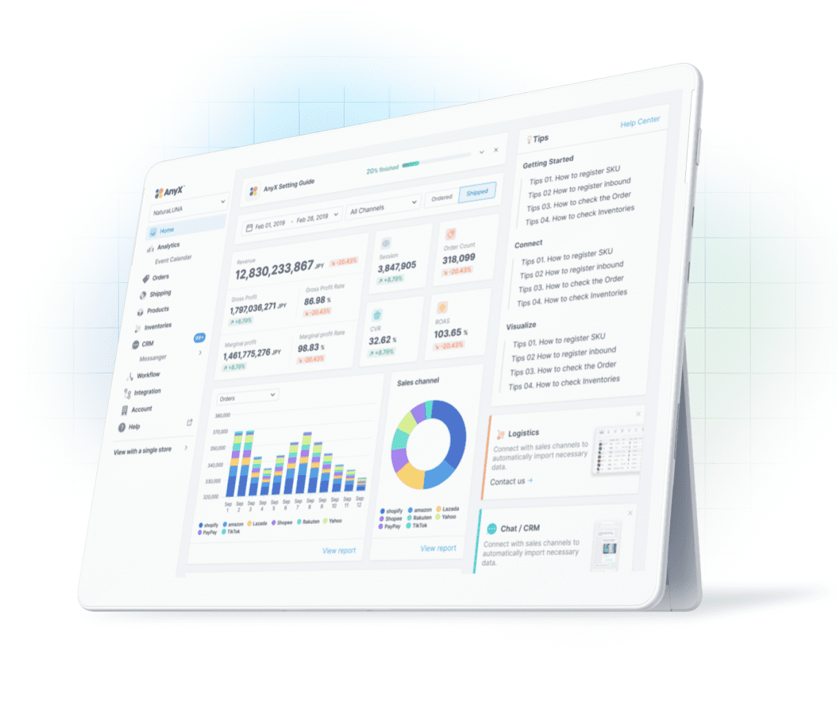 AnyX Dashboard