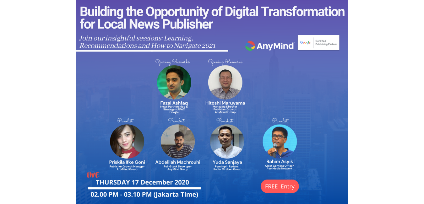 Webinar: Building the Opportunity of Digital Transformation for Local News Publishers